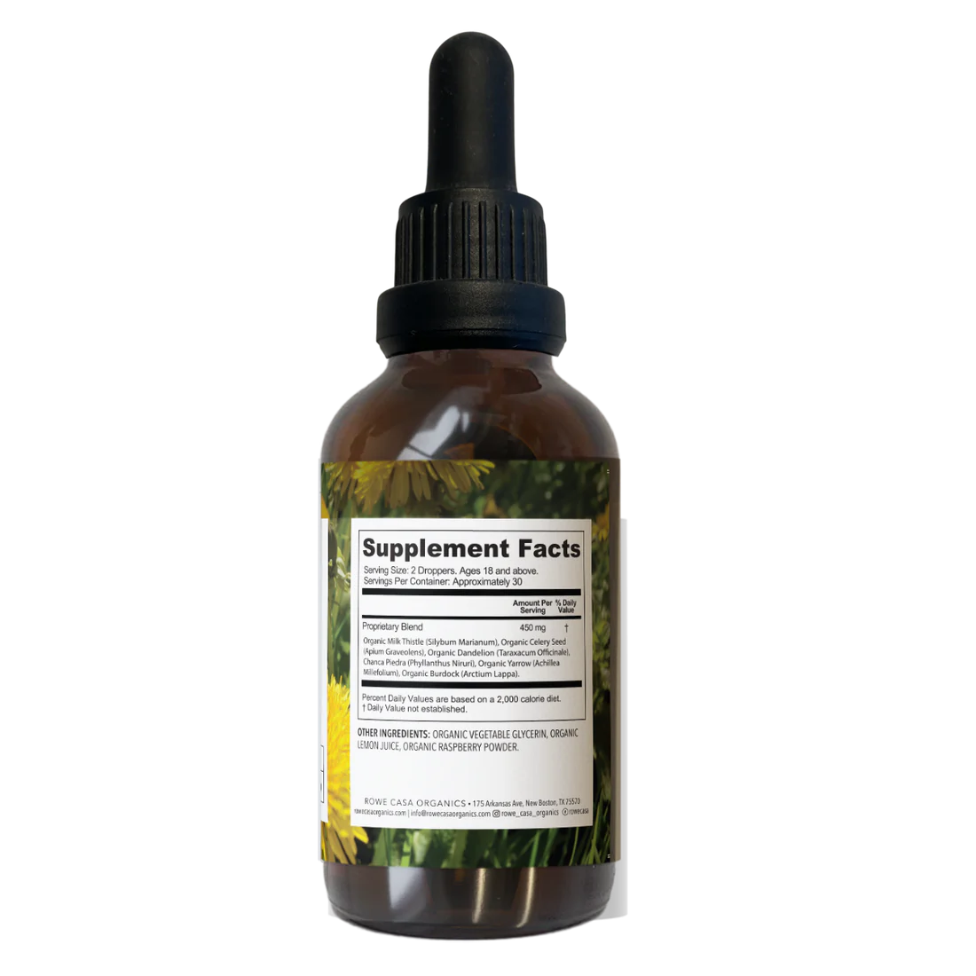 Rowe Casa Organics Liver Support Tincture