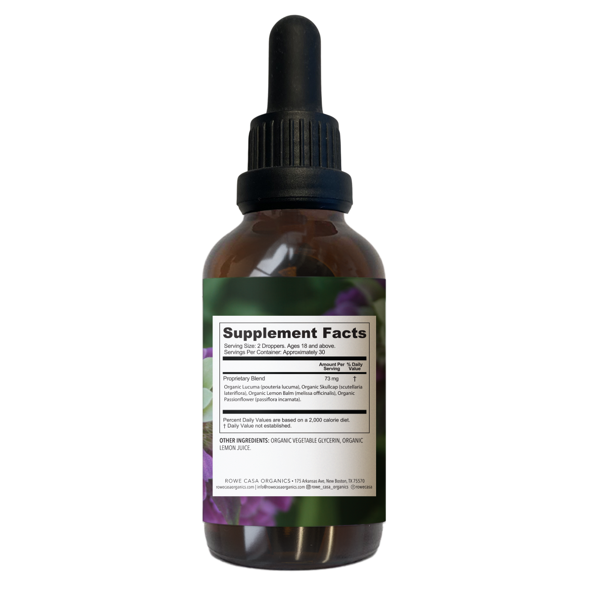 Rowe Casa Organics Anxiety Support Tincture