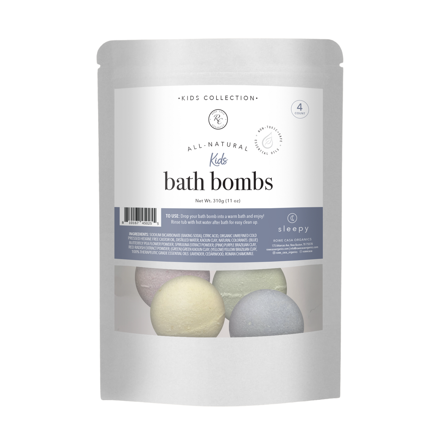 Rowe Casa Bath Bombs for Kids