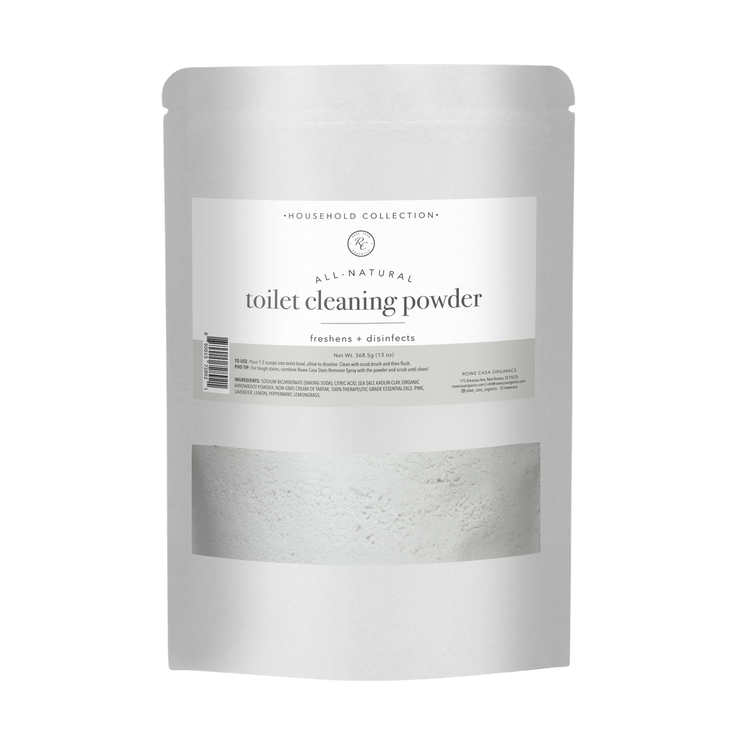 Rowe Casa Organics Toilet Cleaning Powder