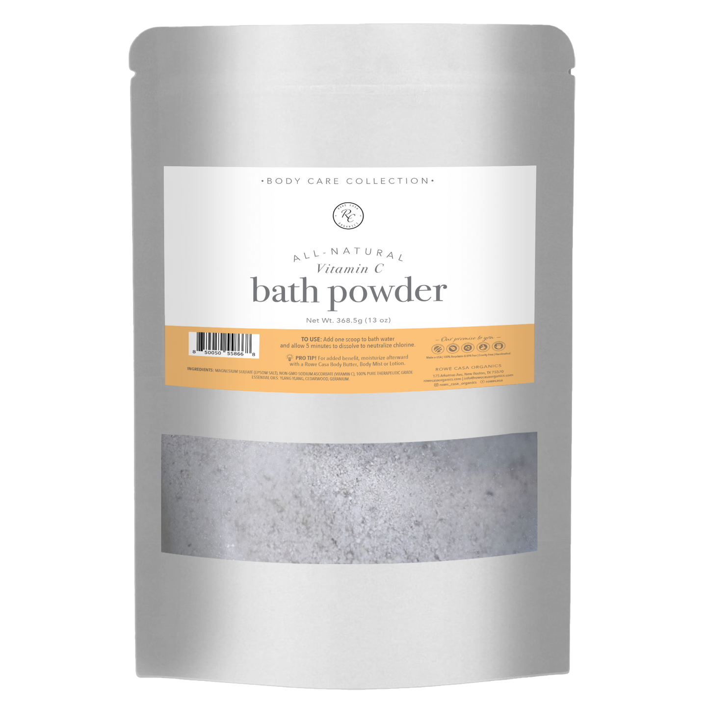 Rowe Casa Organics Vitamin C Bath Powder